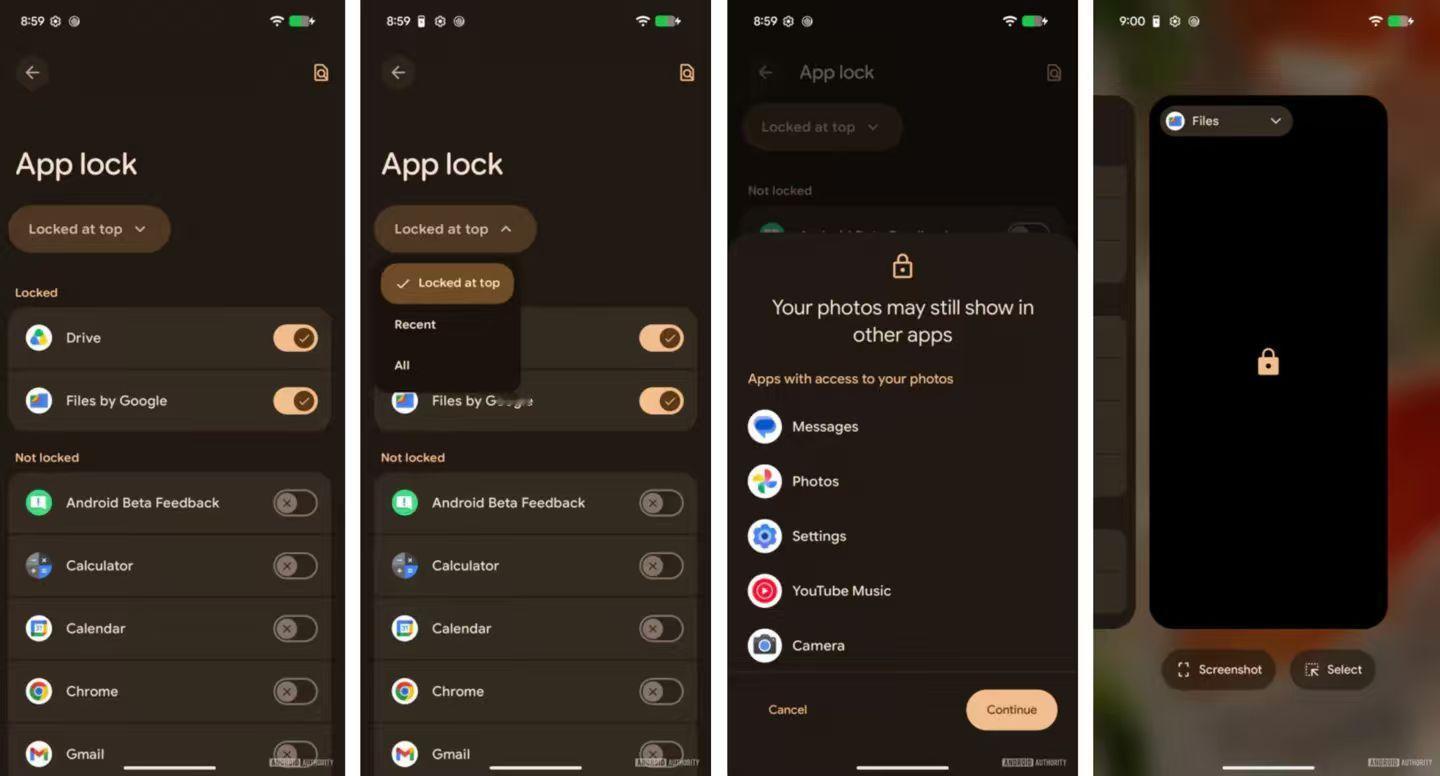 谷歌给安卓加了原生应用锁，Android Canary 2608 版已经实装，设