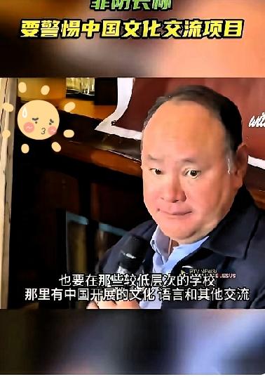 7月29日，菲律宾防长特奥多罗的一番话，再度引发舆论热议。
这位防长面对媒体，抛