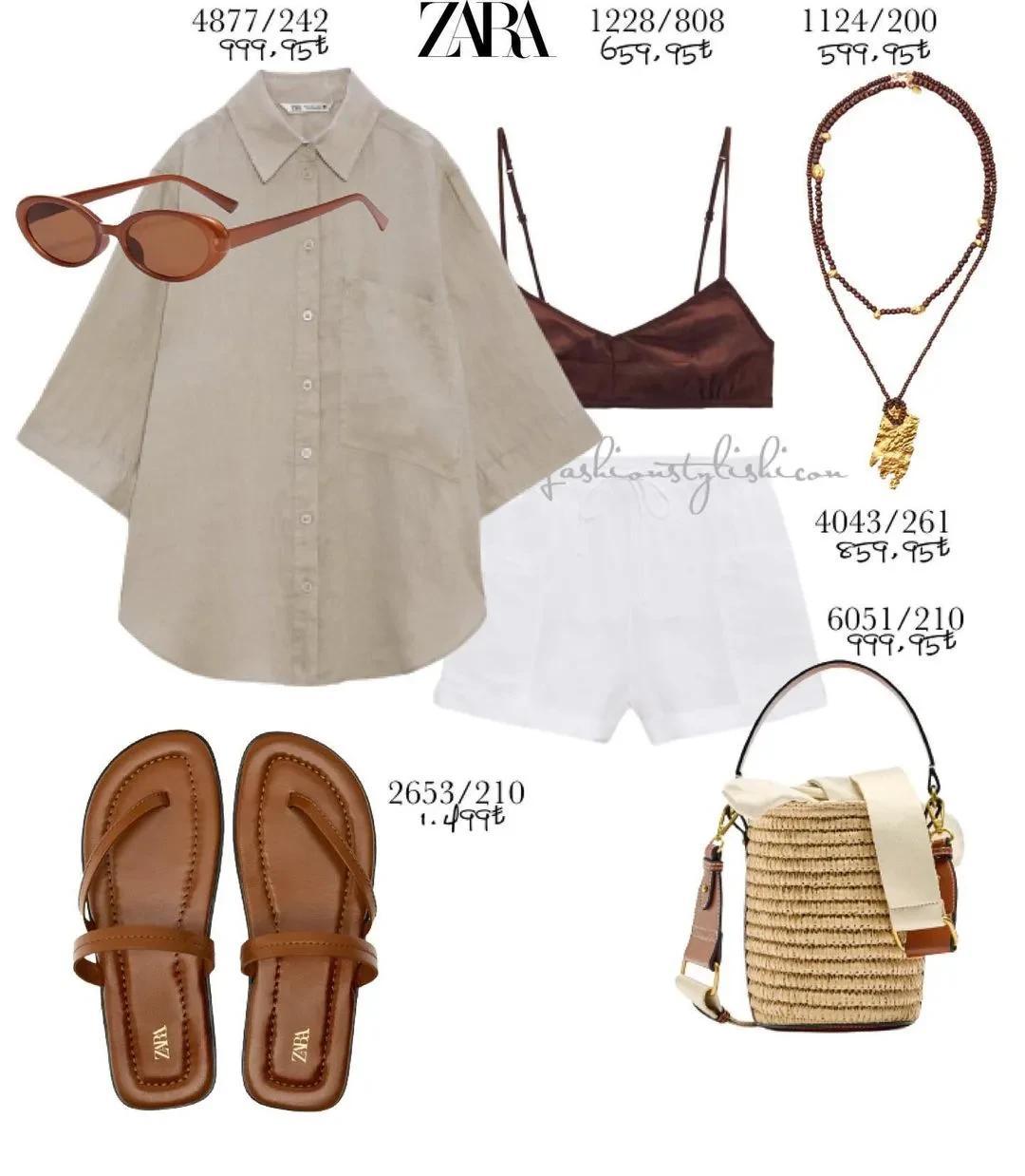 zara、mango的夏季搭配LOOK
  
