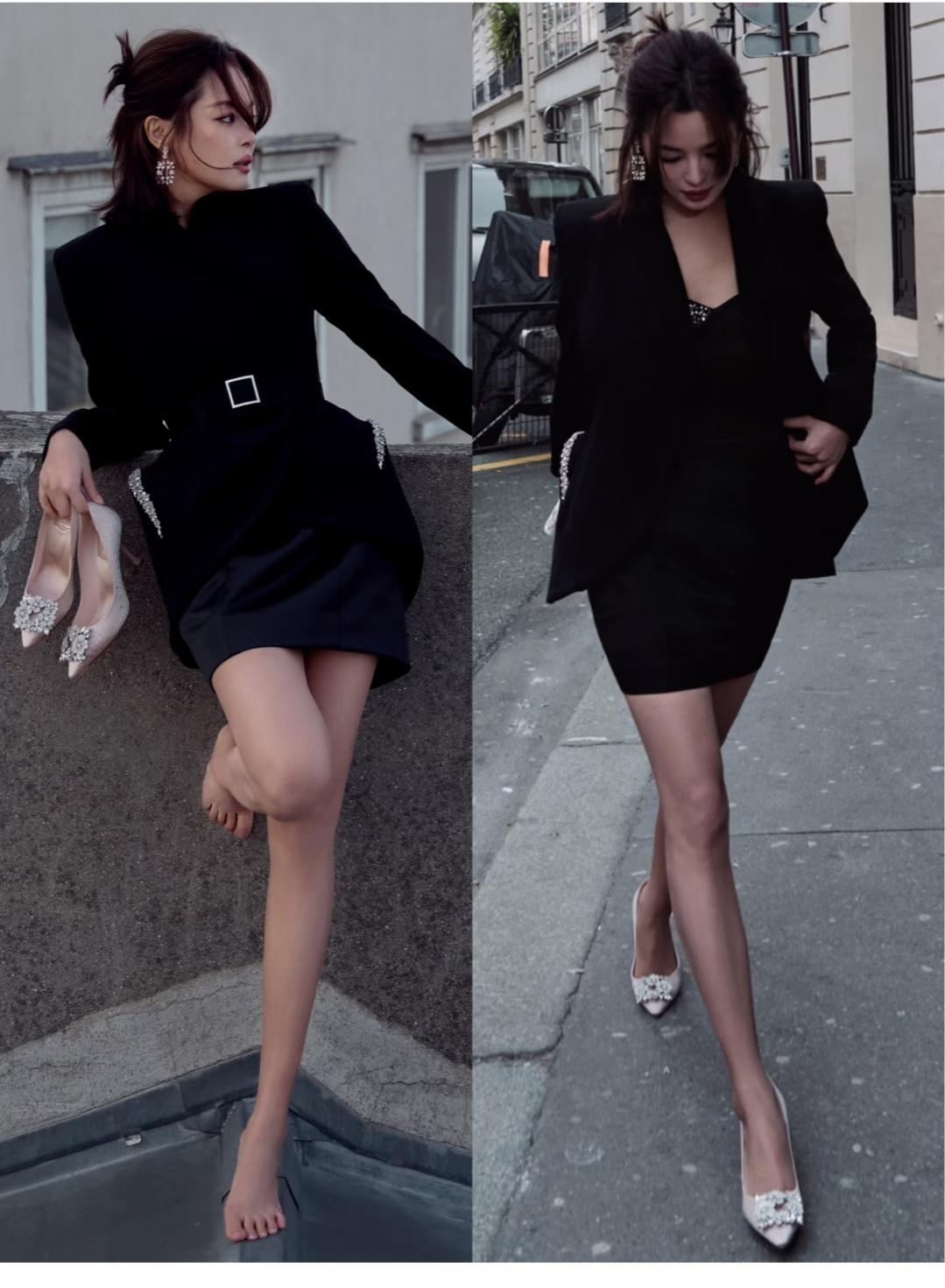 辛芷蕾，这么性感的人，脚丫子竟然不涂指甲油。