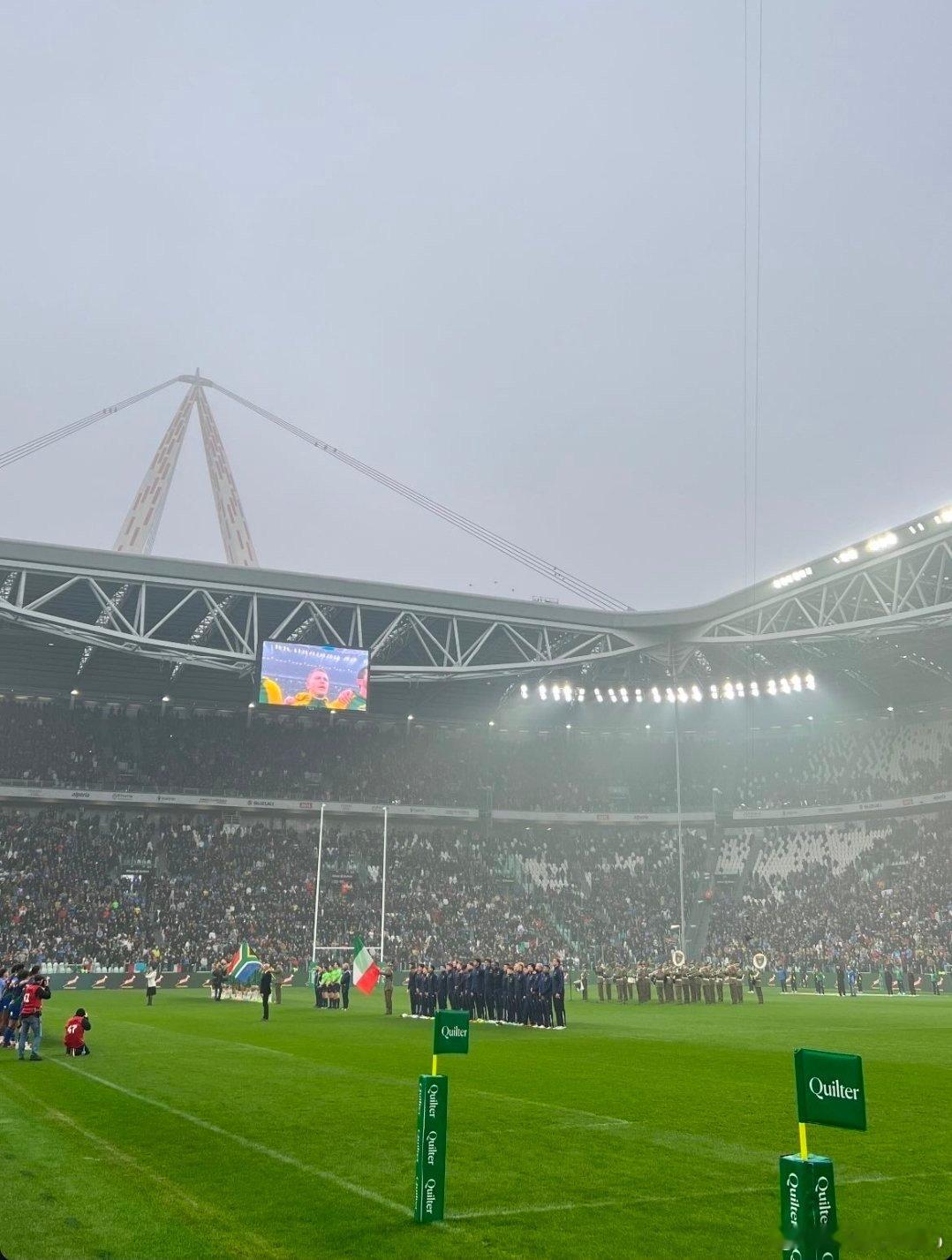 安联竞技场化身英式橄榄球场 🏈🔥意大利🇮🇹 32-14 大胜南非🇿🇦