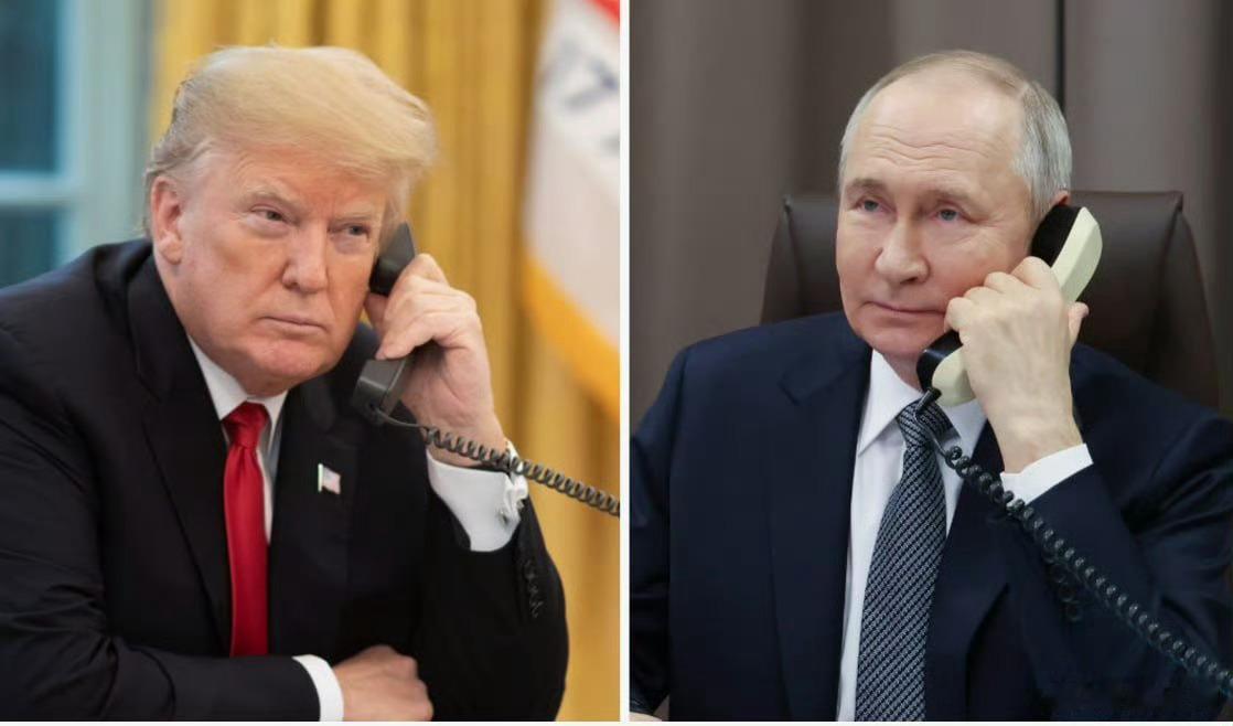 普京特朗普通话超1.5小时我觉得，特朗普和普京应该商量一下，俄罗斯在乌克兰停火，