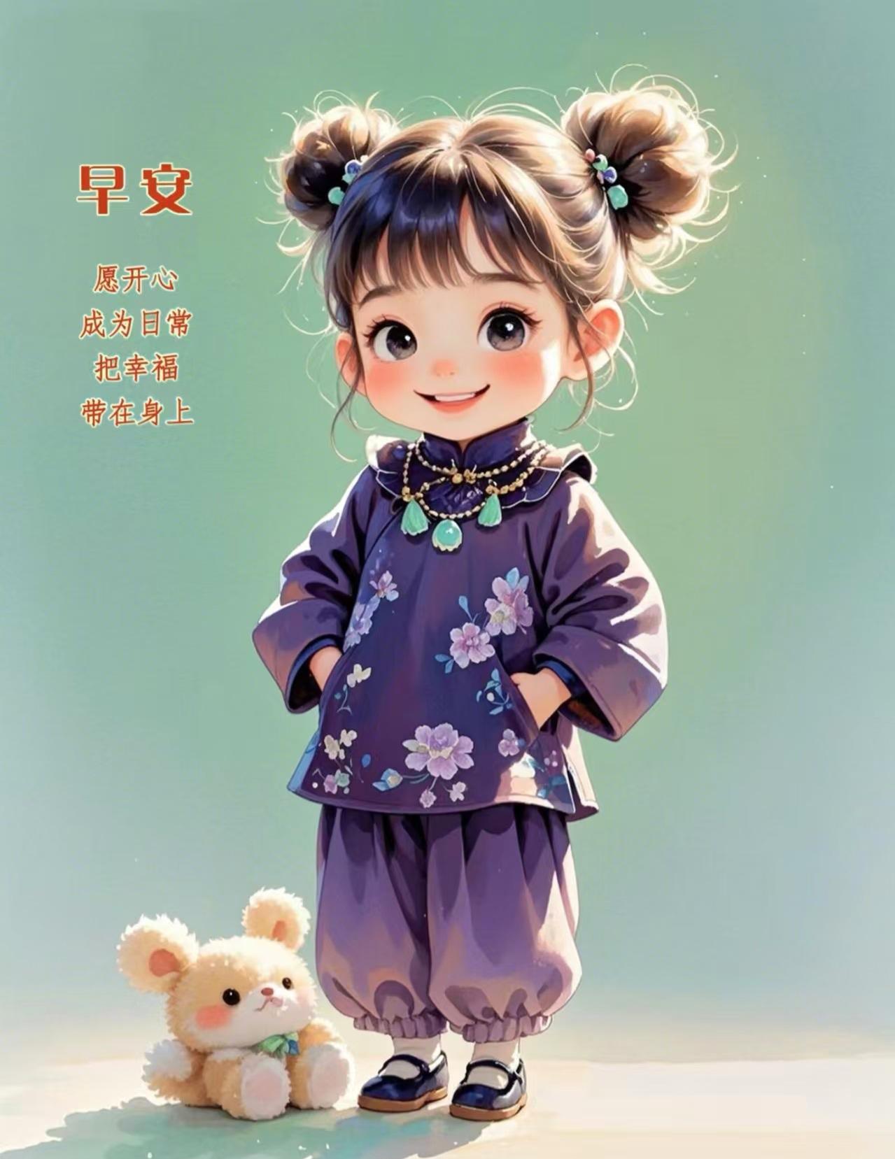 早安！我把幸运送给你！