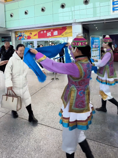 各地文旅将地方特色带到机场全国文旅为KPI在机场就卷起来了ber，现在各地文旅已
