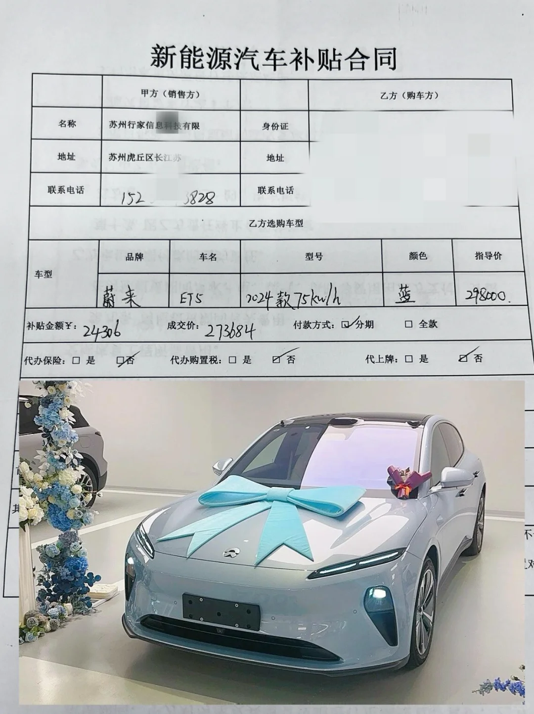 5月小道消息......蔚来🚗双补贴来啦‼️