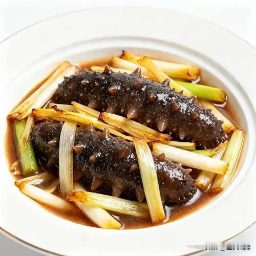 鲁菜经典代表菜，葱烧海参
