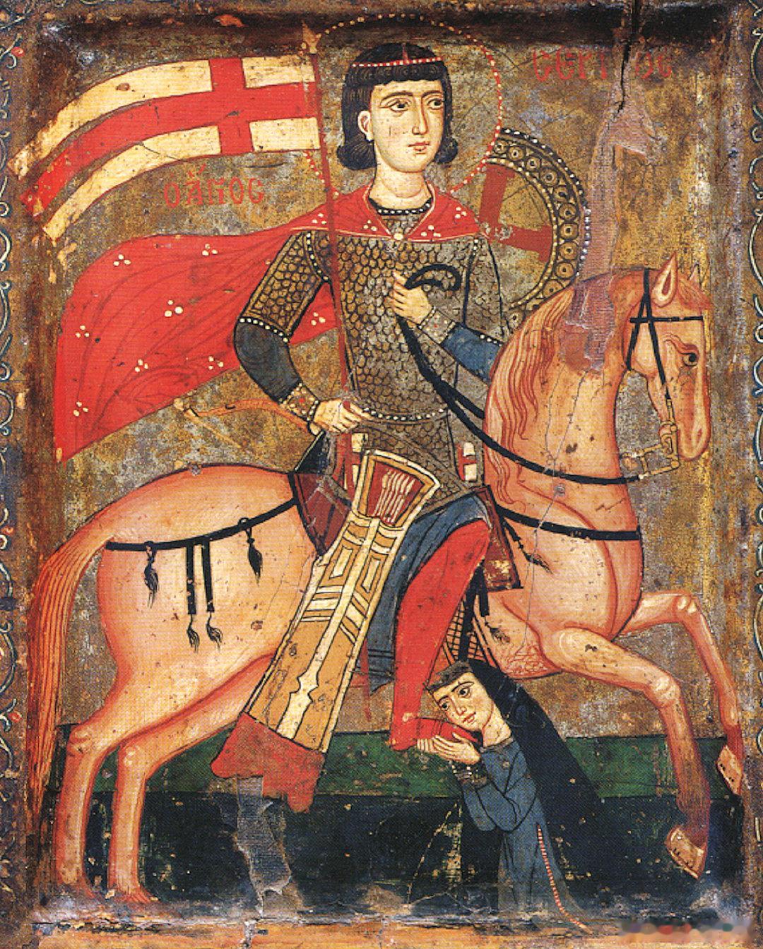 历史人物 历史知识 埃及西奈半岛的世界文化遗产圣凯瑟琳修道院中13世纪拜占庭风格