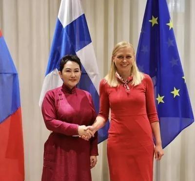 蒙古国可能要成为第二个乌克兰？据报道，蒙古国外长巴特策策格访问芬兰，双方发表联合
