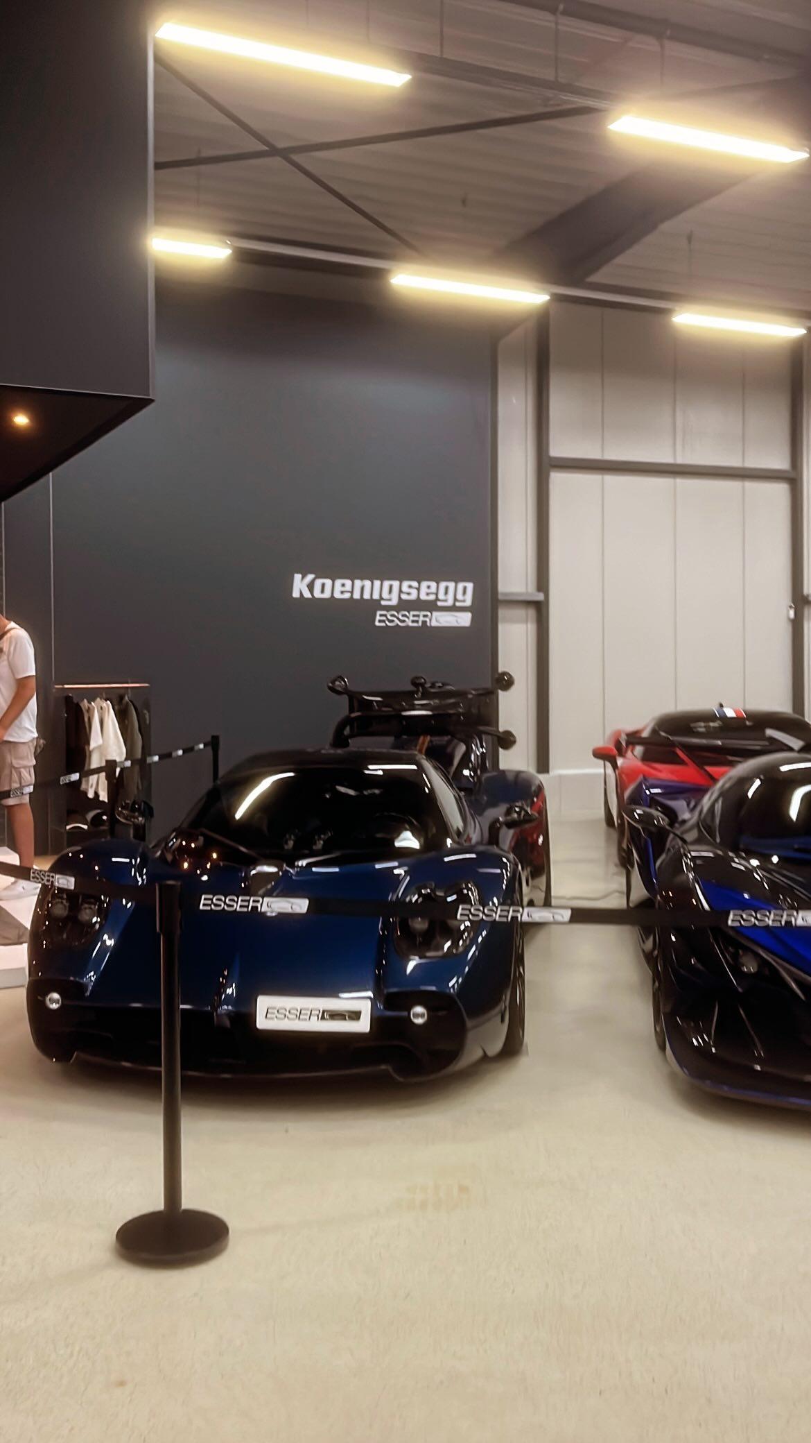 Mike蓝碳Pagani Utopia已经在德国Esser车行开放日展出
