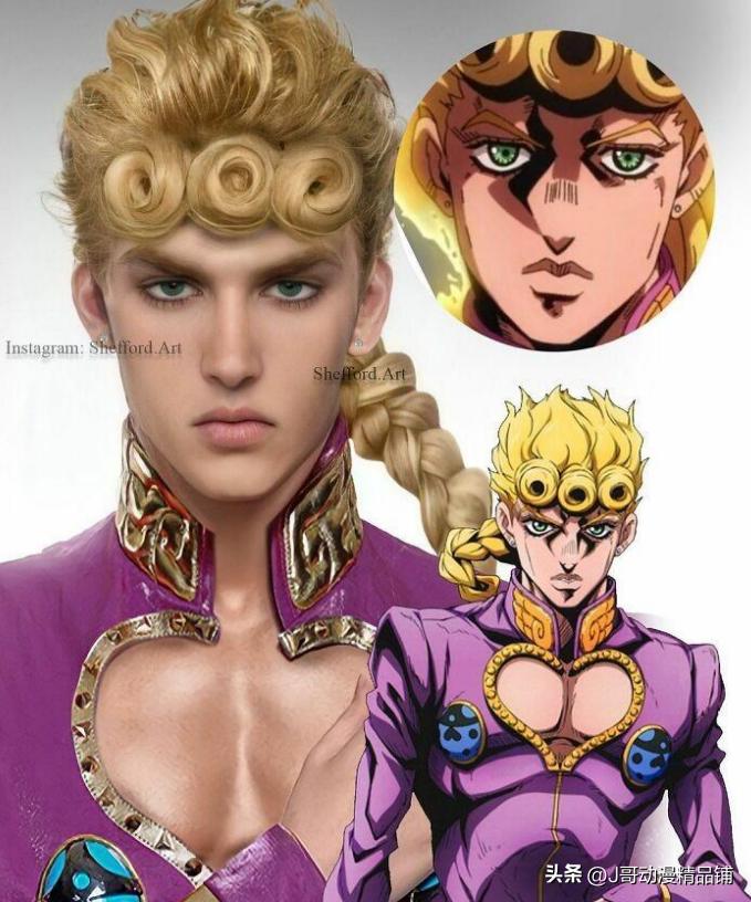 黄金之风JOJO的AI真人还原，这个发型的真的辣眼睛，你们怎么看？
