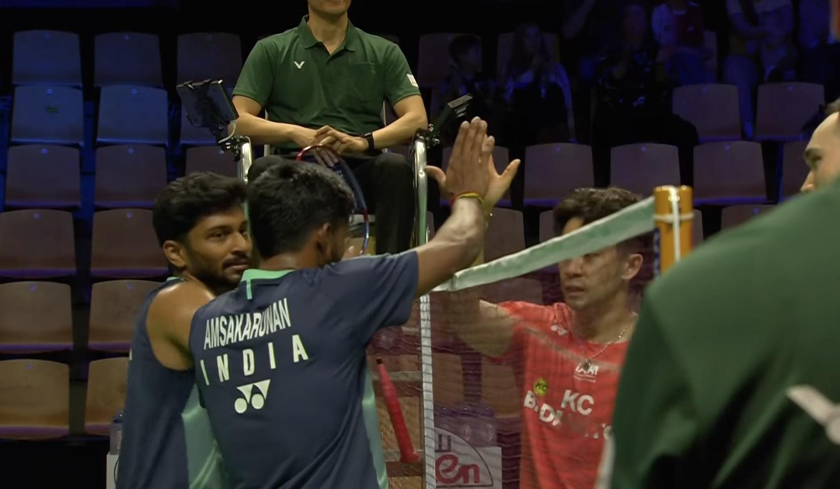 汤杯A组2号场地：印度🇮🇳 3-1 🇨🇦加拿大一单：拉克什亚🇮🇳 2