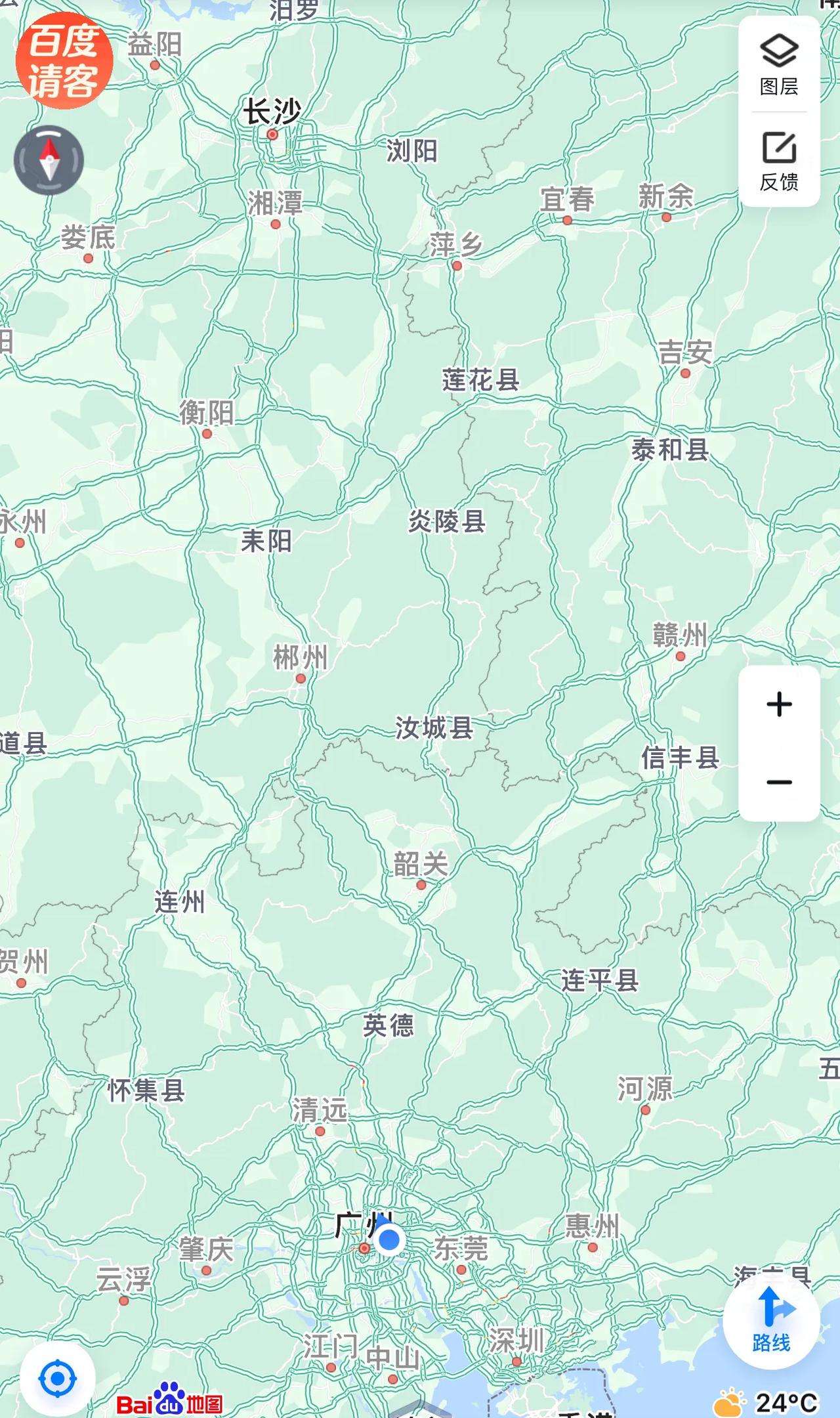 没想到国庆假期最后一天，高速一路畅通[笑哭]应该是大家基本都提前一两天返程了，反