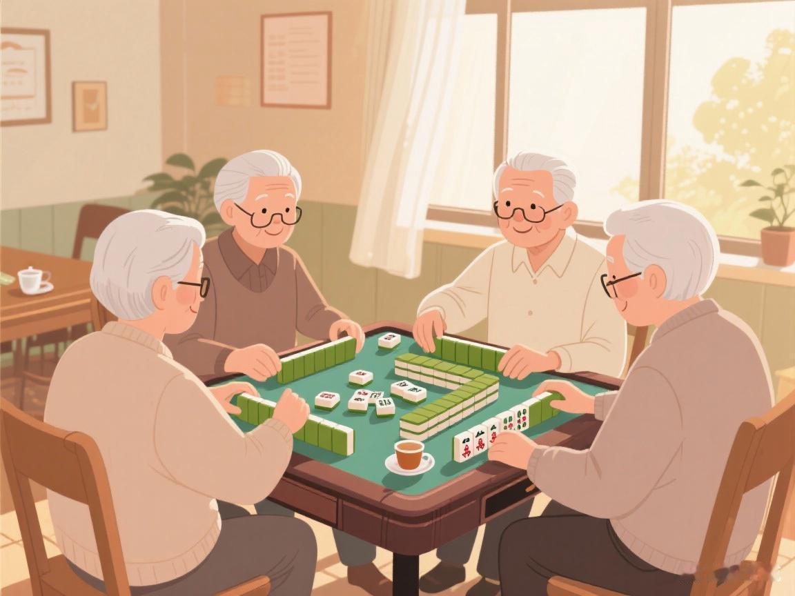 老哥们儿啊，咱心里都跟明镜似的：天天泡在麻将馆，那点退休金啊，就像给老板娘“打工