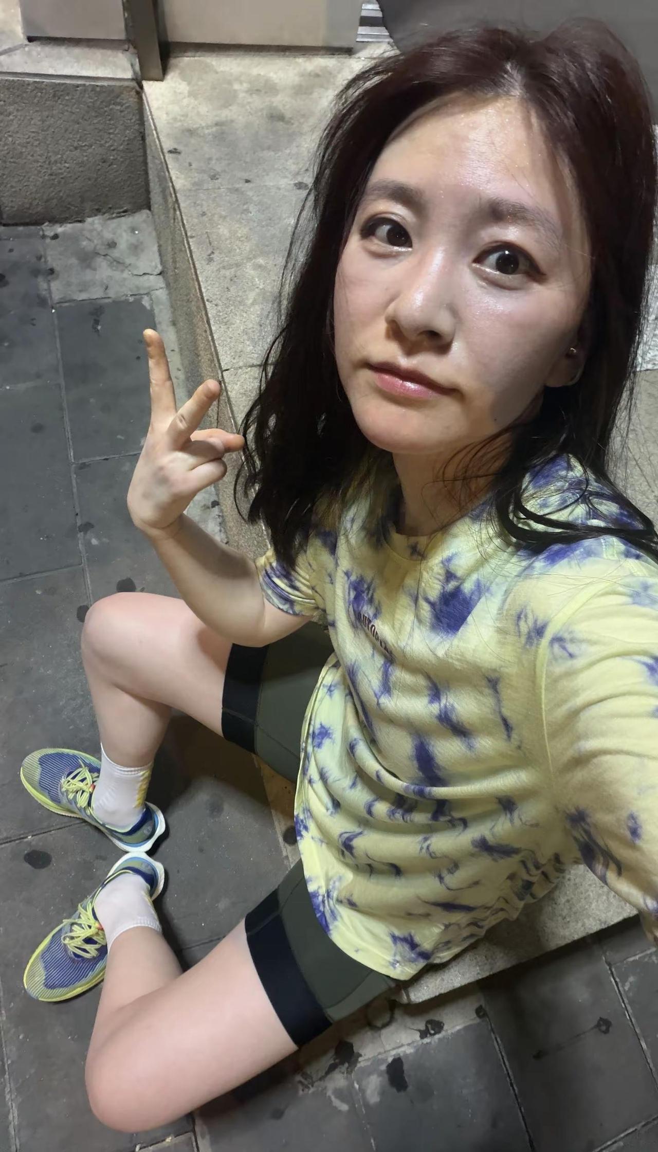这不是9km 是心安的良药～ 周二依旧难熬，眼睛水肿、肠胃胀气，连控制碳水的能力