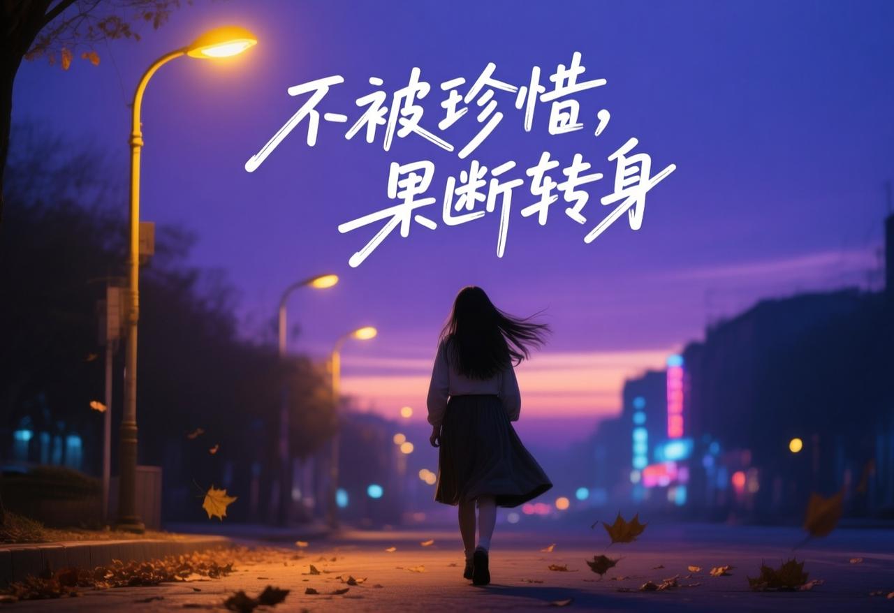 遇到一个不珍惜你的人，

付出再多也没用。

他嫌弃你时，

你连呼吸都是错的。