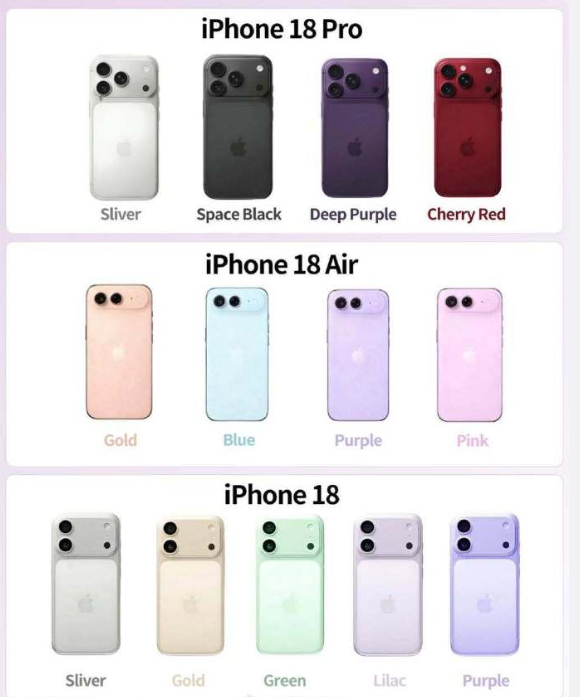iPhone18标准版外观曝光  按照苹果一贯规律 新机未发布时大家都吐槽外观难