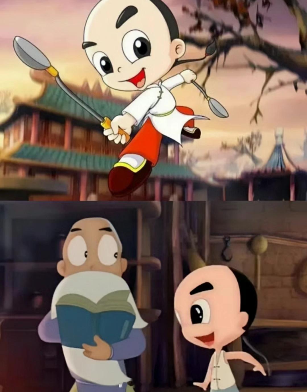 #黄磊没少看神厨小福贵吧#我小时候爱看神厨小福贵，还学他做蛋炒饭，记得很清楚的是