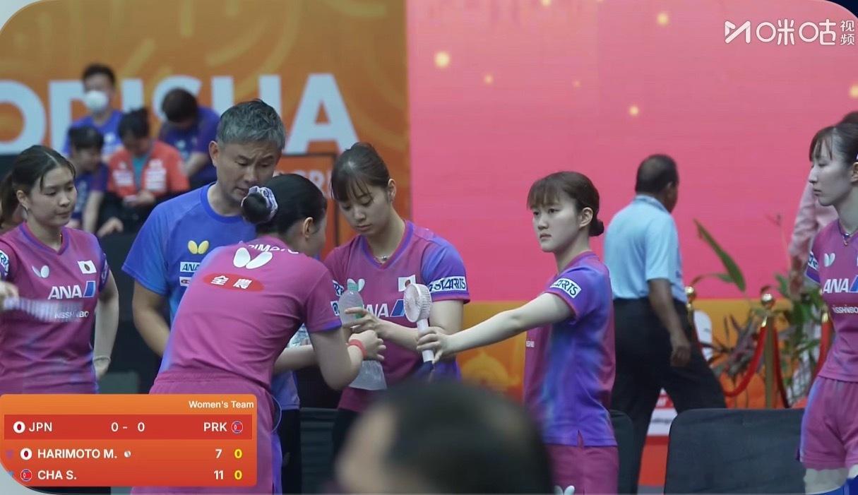 张本美和0-1车秀英申裕斌1-0苏籽童场馆里很热 ​​​