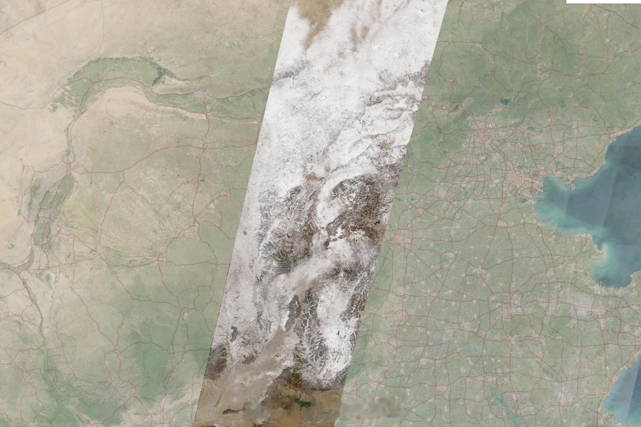 🛰️2025-12-15 Sentinel-2 L2A🌨️遥感卫星视角的雪景