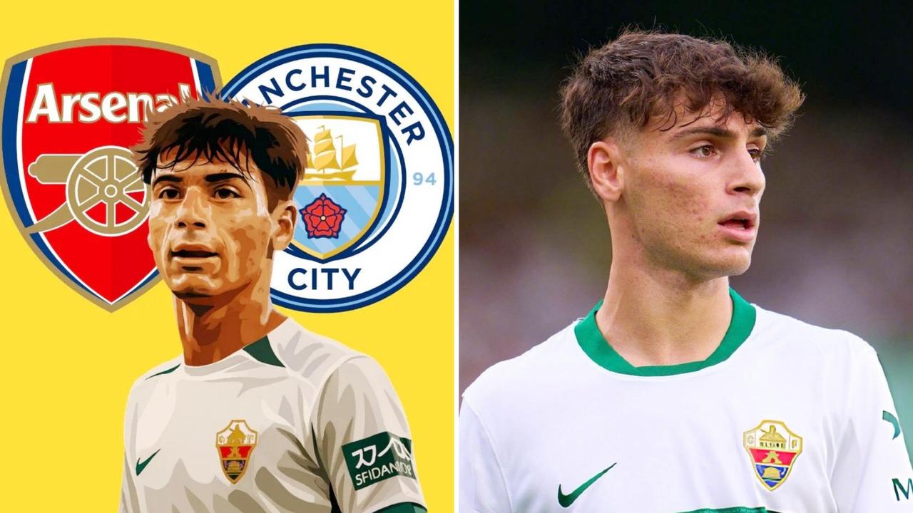 曼城加入埃尔切中场门多萨争夺战，这名20岁小将也吸引了阿森纳和皇马的兴趣。
门多