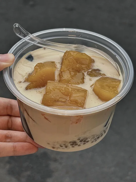 當木薯遇上奶茶但覺得其實還是椰奶更配