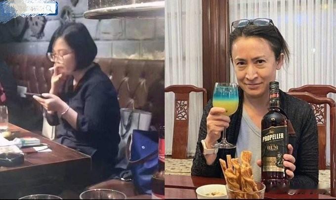 一个爱烟，一个好酒
老祖宗有一句老话说得好，物以类聚，人以群分。这一对姐妹花一个