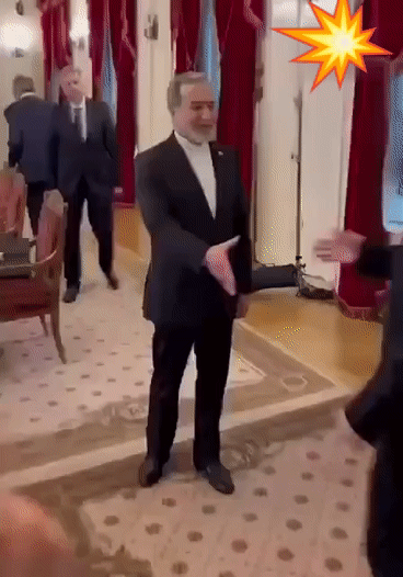 昨晚，莫斯科，阿拉格齐与普弟终于举行会晤了。此前波斯敢于直接硬杠漂亮国军事打击、