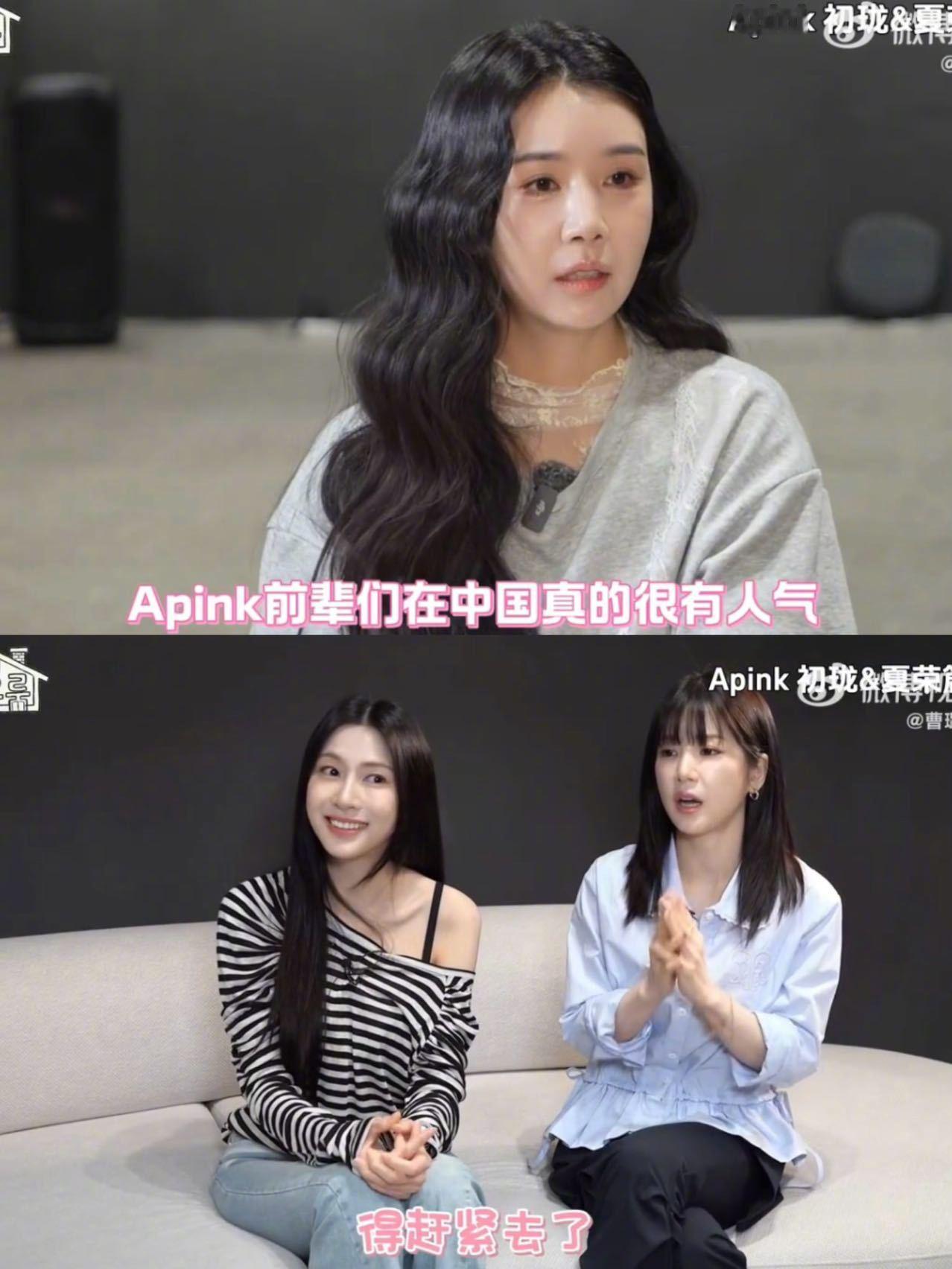 曹璐vlog邀请了ApinkApink成员出镜曹璐vlog本来看到曹璐和阿粉同框