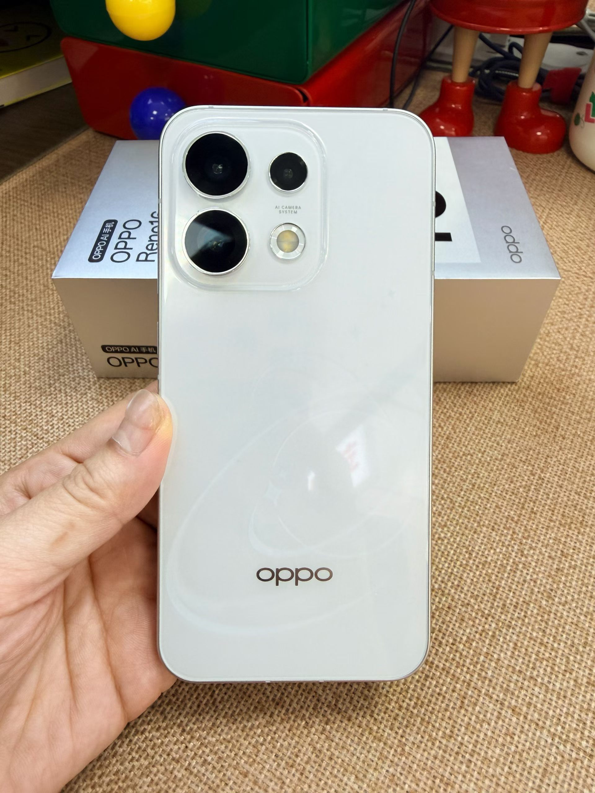 精品二手机OPPO Reno16 12+256G白激活44天，全套准新🇨🇳你
