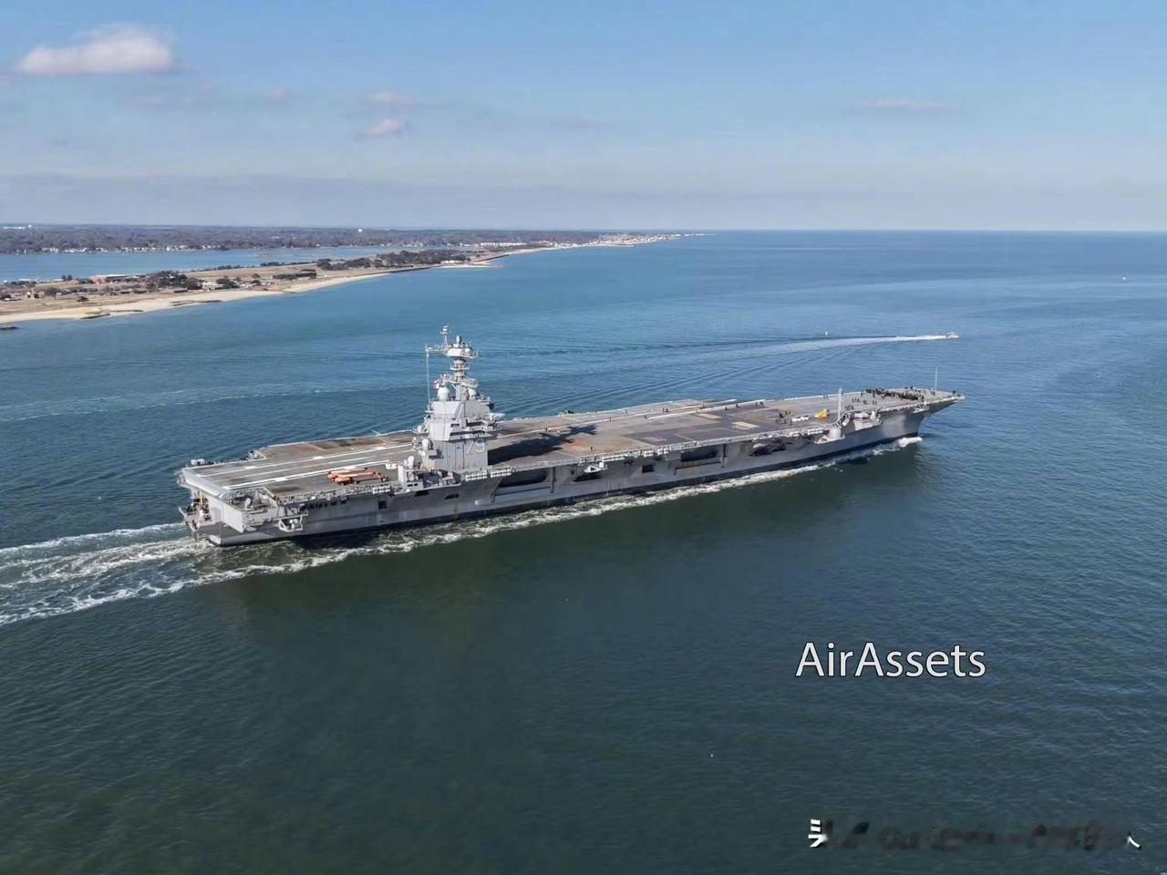 美帝福特级2号舰：肯尼迪号航母终于海试了，造了漫长的15年。

这船2011年开