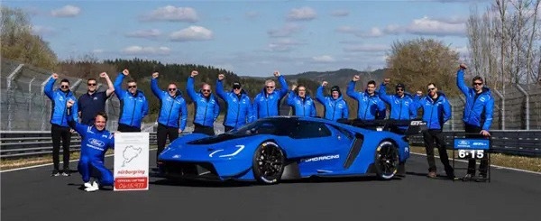 小米纽北总榜第三被福特抢走在纽博格林 燃油车技术释放 电车依然不行福特GT MK