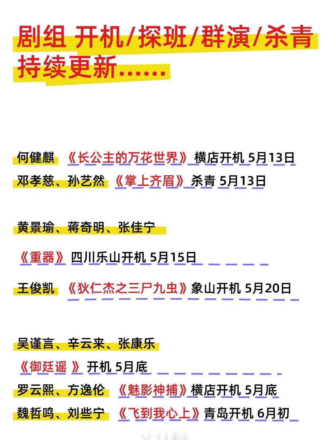 吴谨言、辛云来、张康乐 《御廷谣 》开机剧组 开机/探班/群演/杀青持续更新..