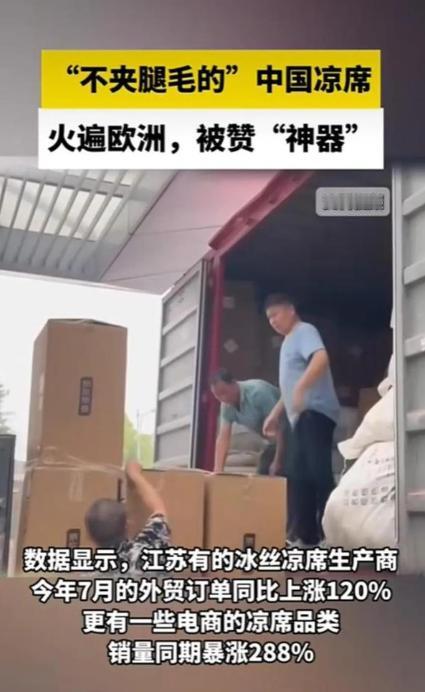 欧洲人疯抢中国凉席，60欧一张还脱销，结果老外睡了一晚发出灵魂拷问“这感觉，像直