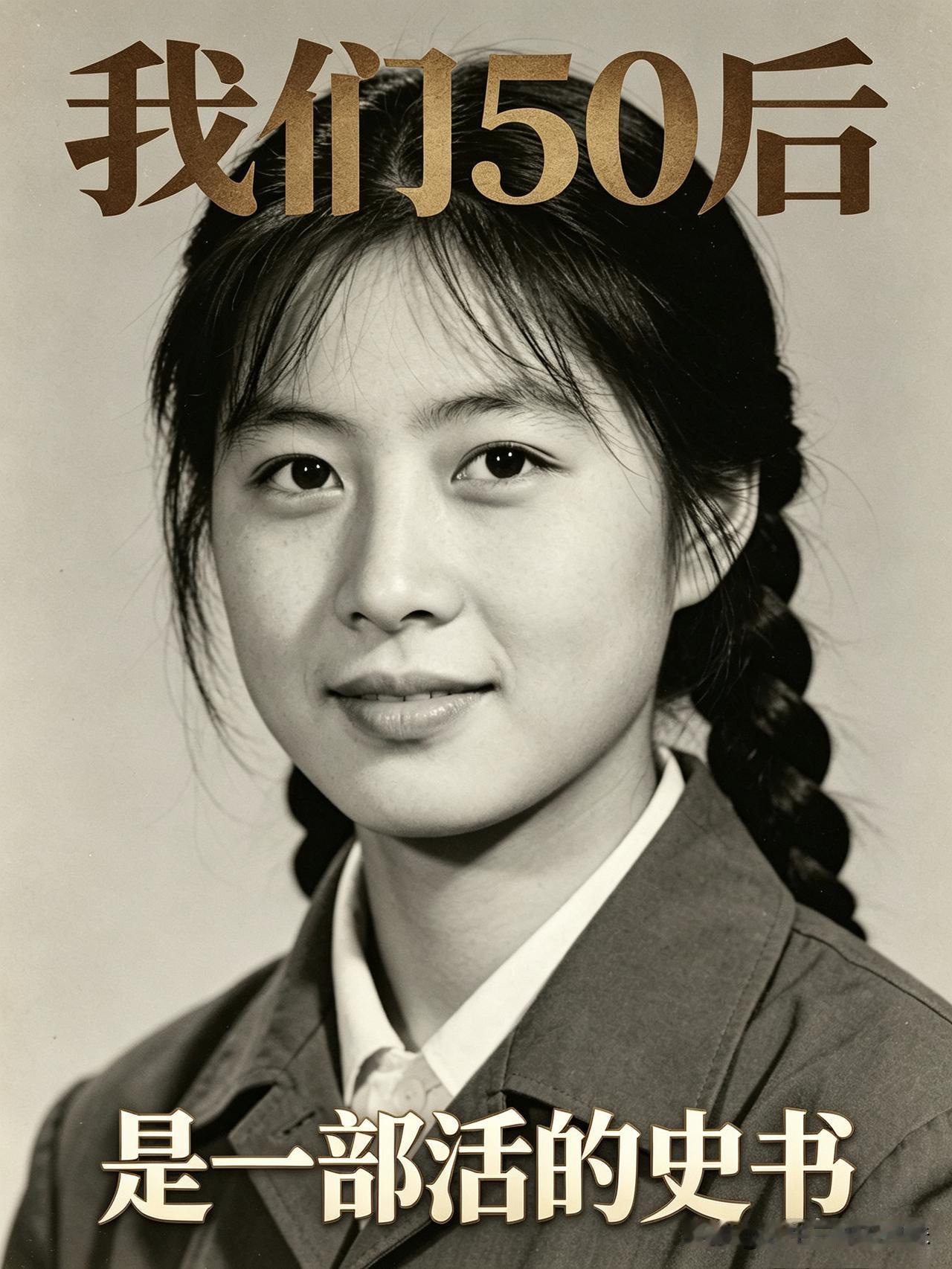 我们50后，是真正经历过四个时代的一代人，这是我刚看到的一个专家说的。
我们这一