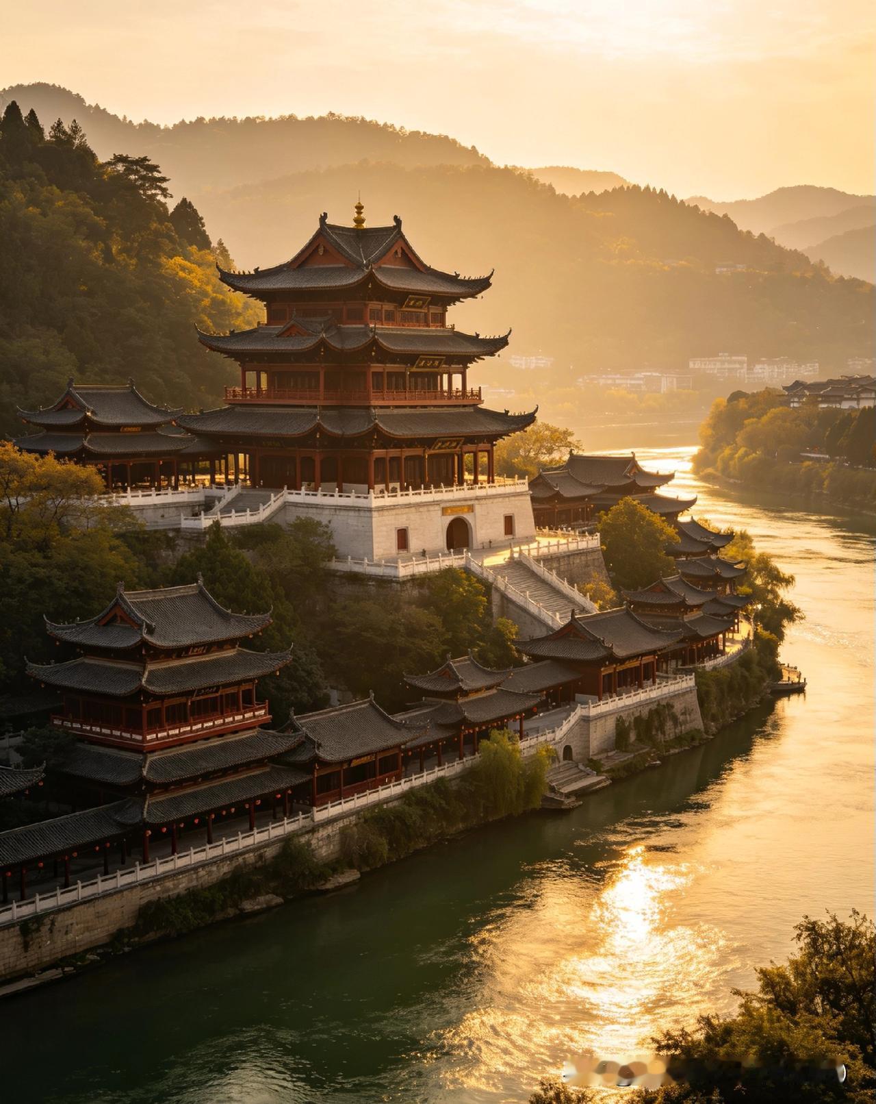 很多人都只知道江西有滕王阁，却很少有人晓得，咱们四川阆中也藏着一座正宗千年滕王阁