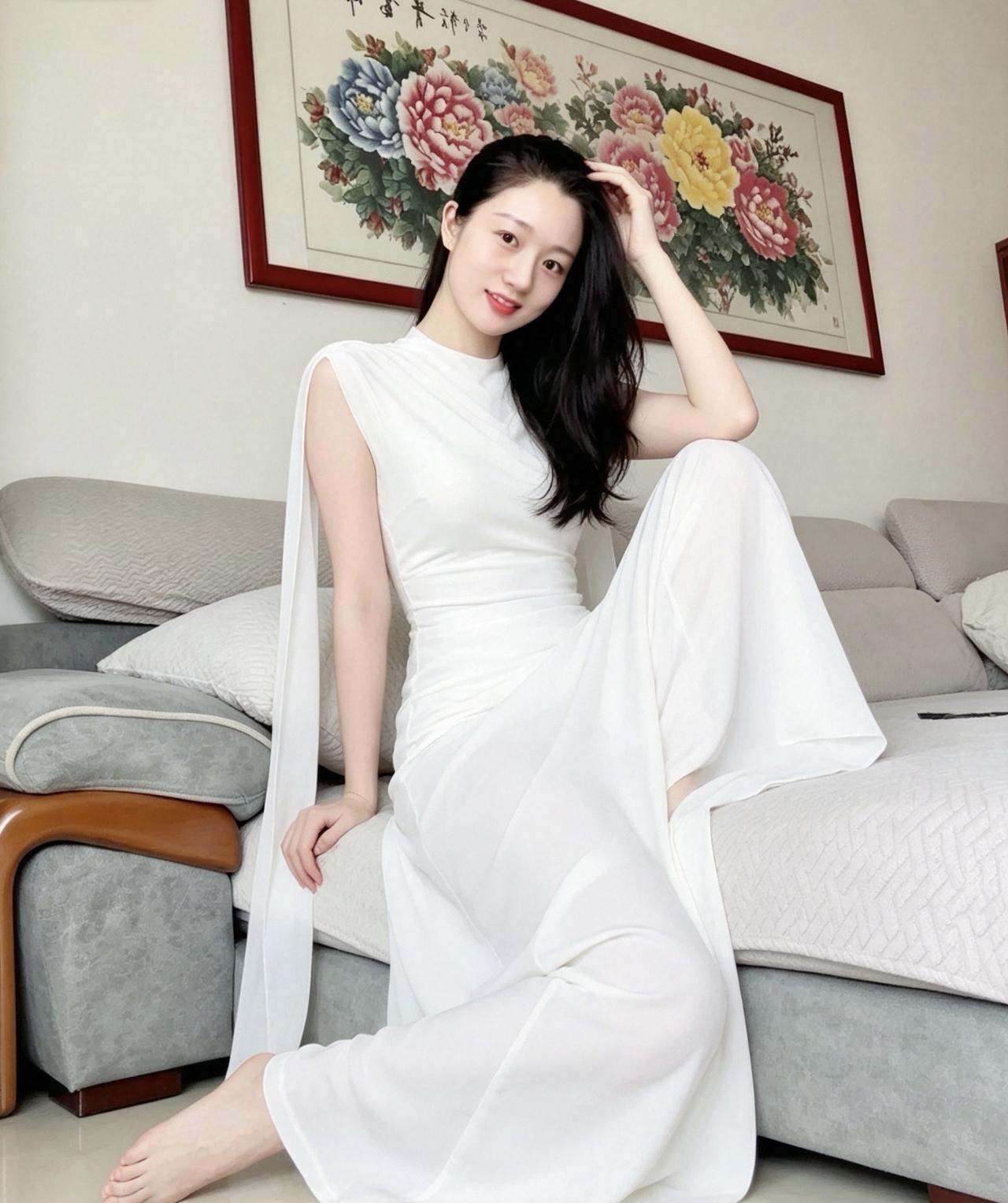 身体柔韧度可以，一看就是个练家子