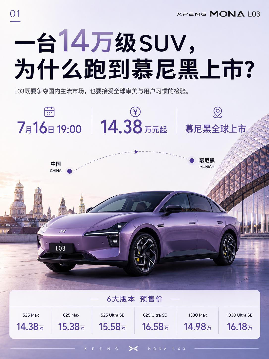 不止国内走量，L03要做年轻人的全球SUV
 
一台面向年轻人的主流价位SUV，