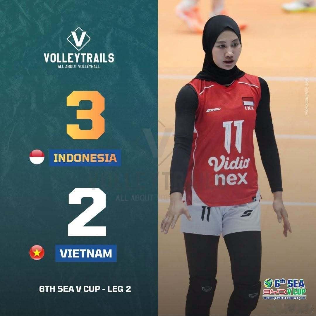 国际排坛动态越南女排2026东南亚女排锦标赛第二阶段清迈站：越南女排赢二输三遭逆