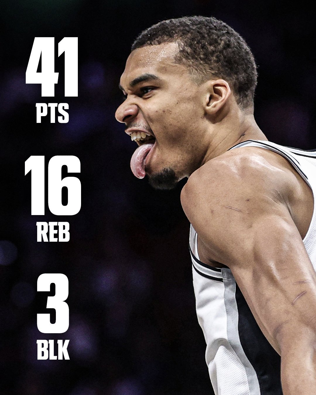 30分30秒，41+16+4+3。公牛vs马刺NBA