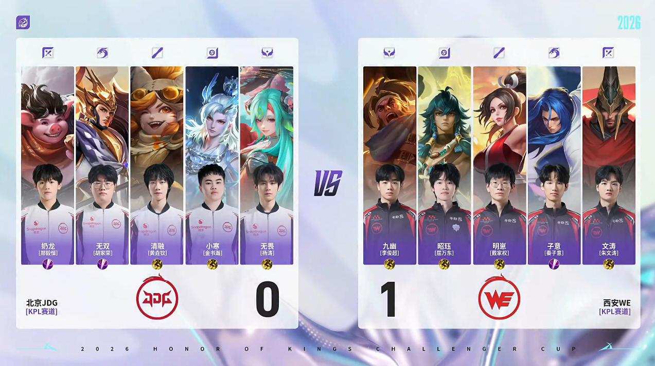 WE 2-0 JDG：中辅屡找机会节奏频出，WE强势来到赛点