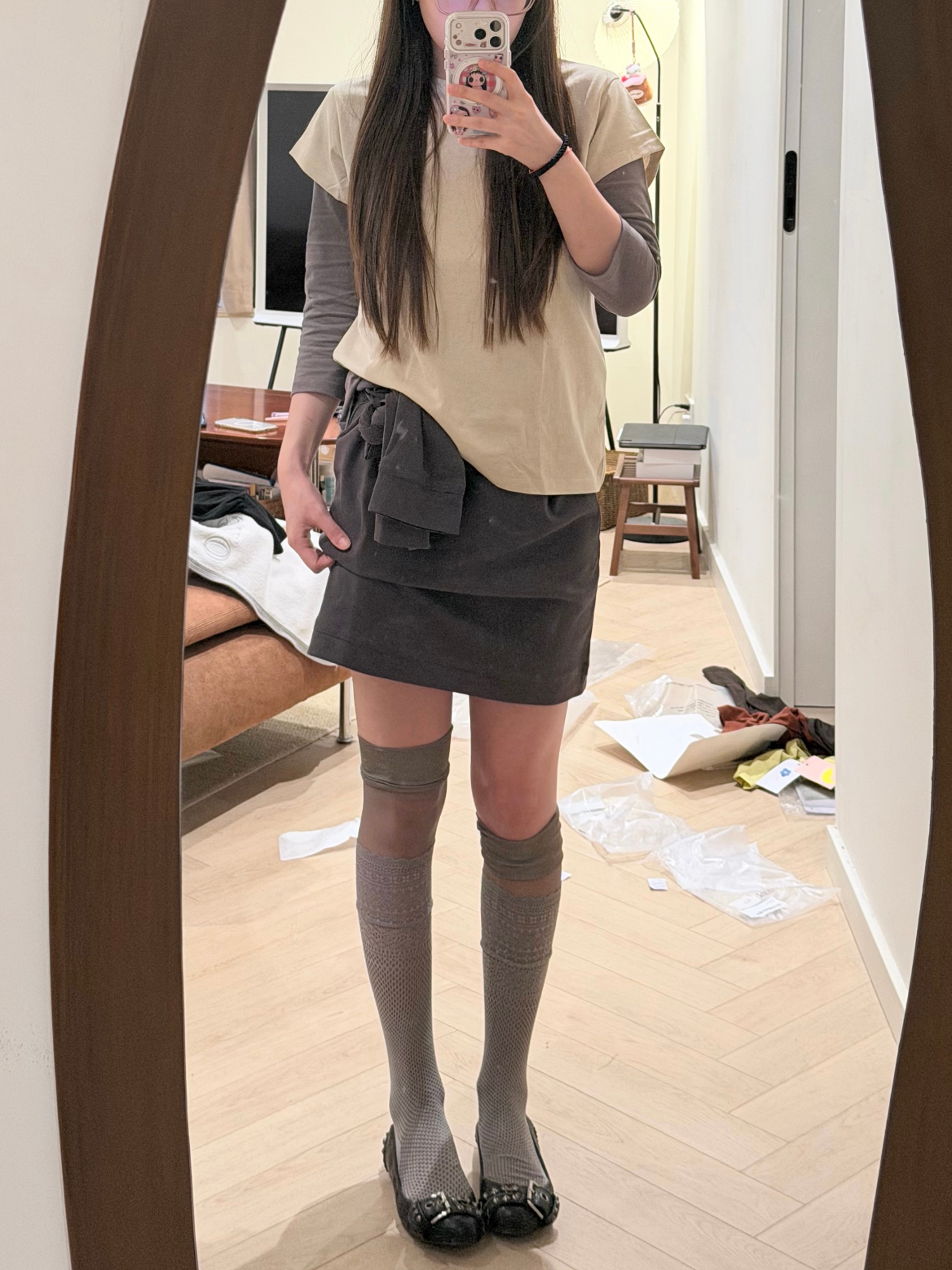 038这一套太舒服了 卫衣当裙子也是真可爱 ​​​