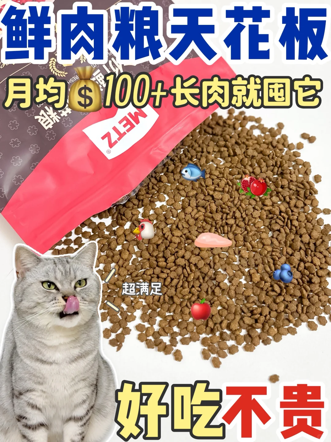 月均100＋就能吃到鲜肉猫粮？不是吧！