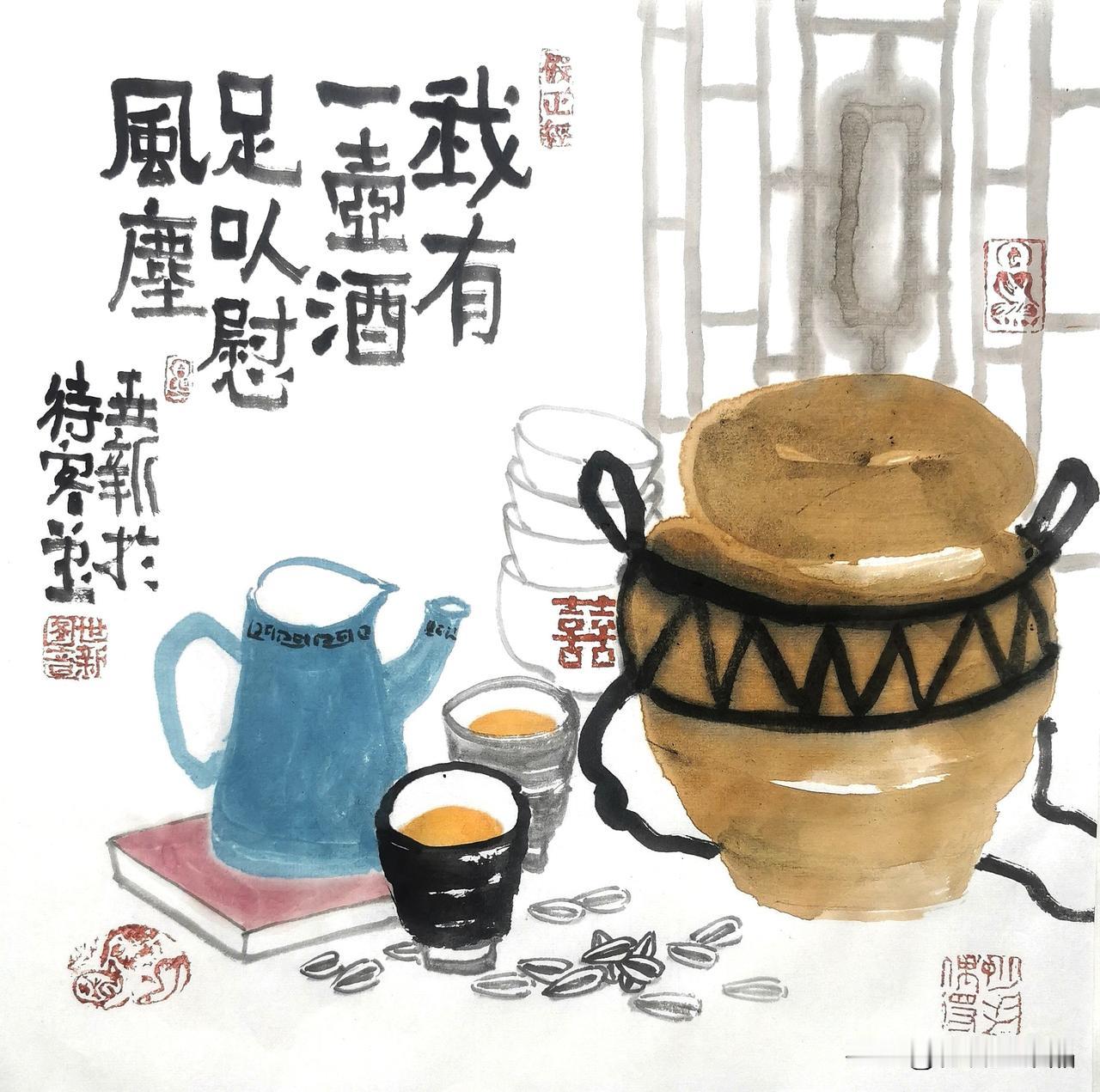 可否秀一下你的国画作品