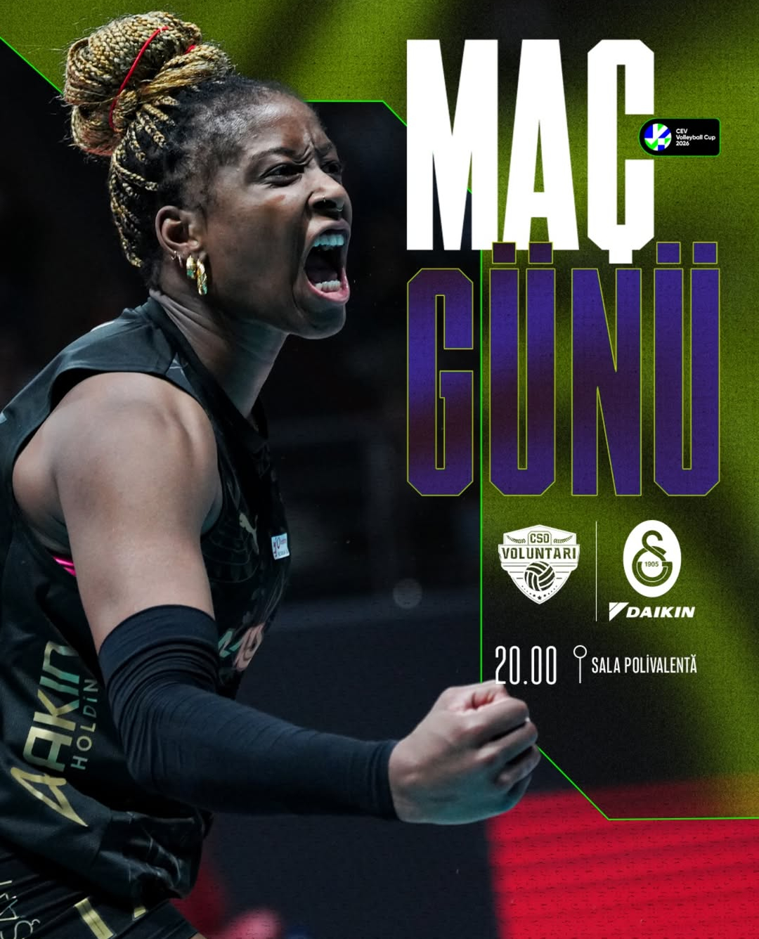 加拉塔萨雷将在客场对阵 CSO Voluntari 2005（罗马尼亚球队），进