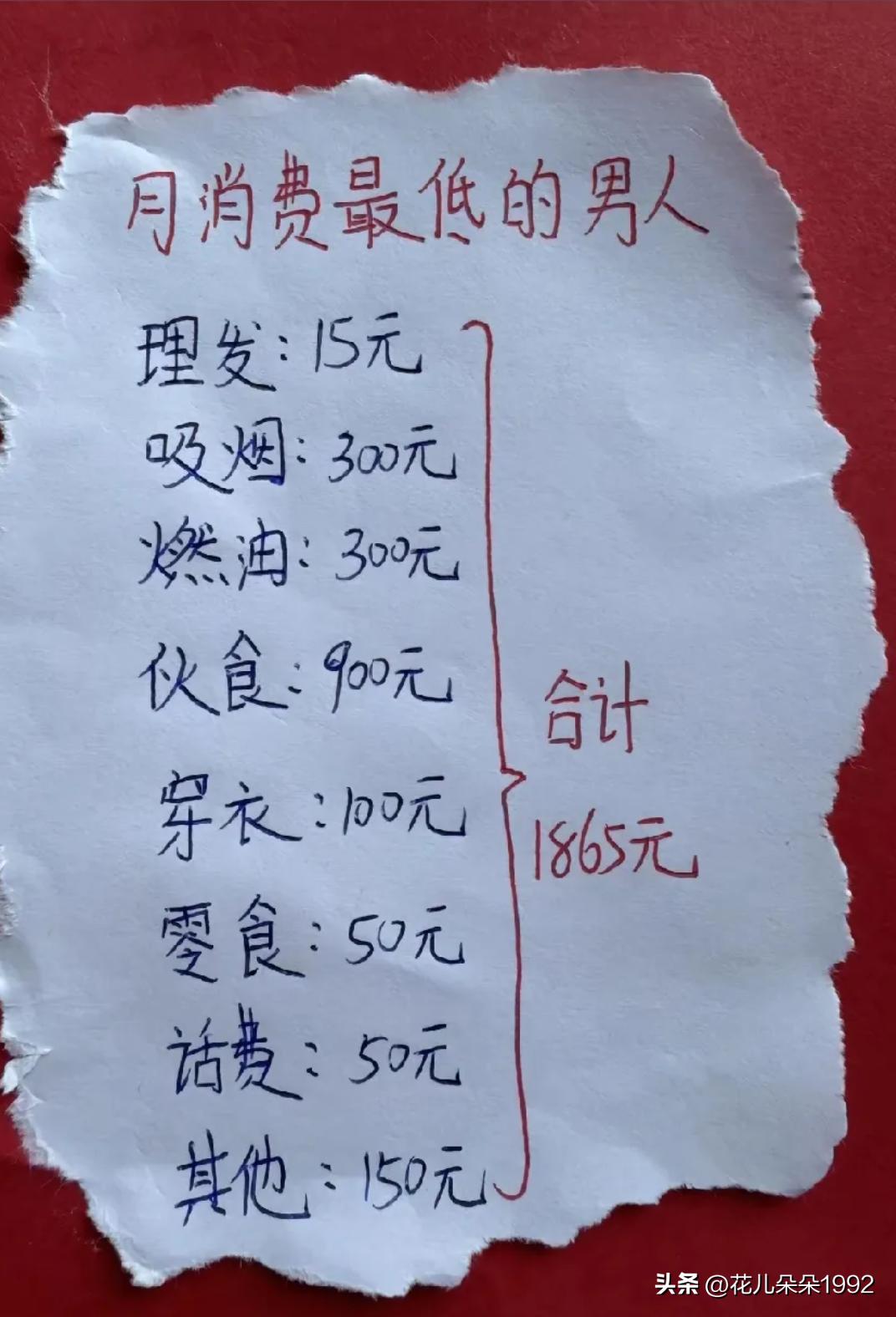 这哪是男人的标准配置，这分明是男人的生存底线！
1865元，抠到极致，省到心酸，