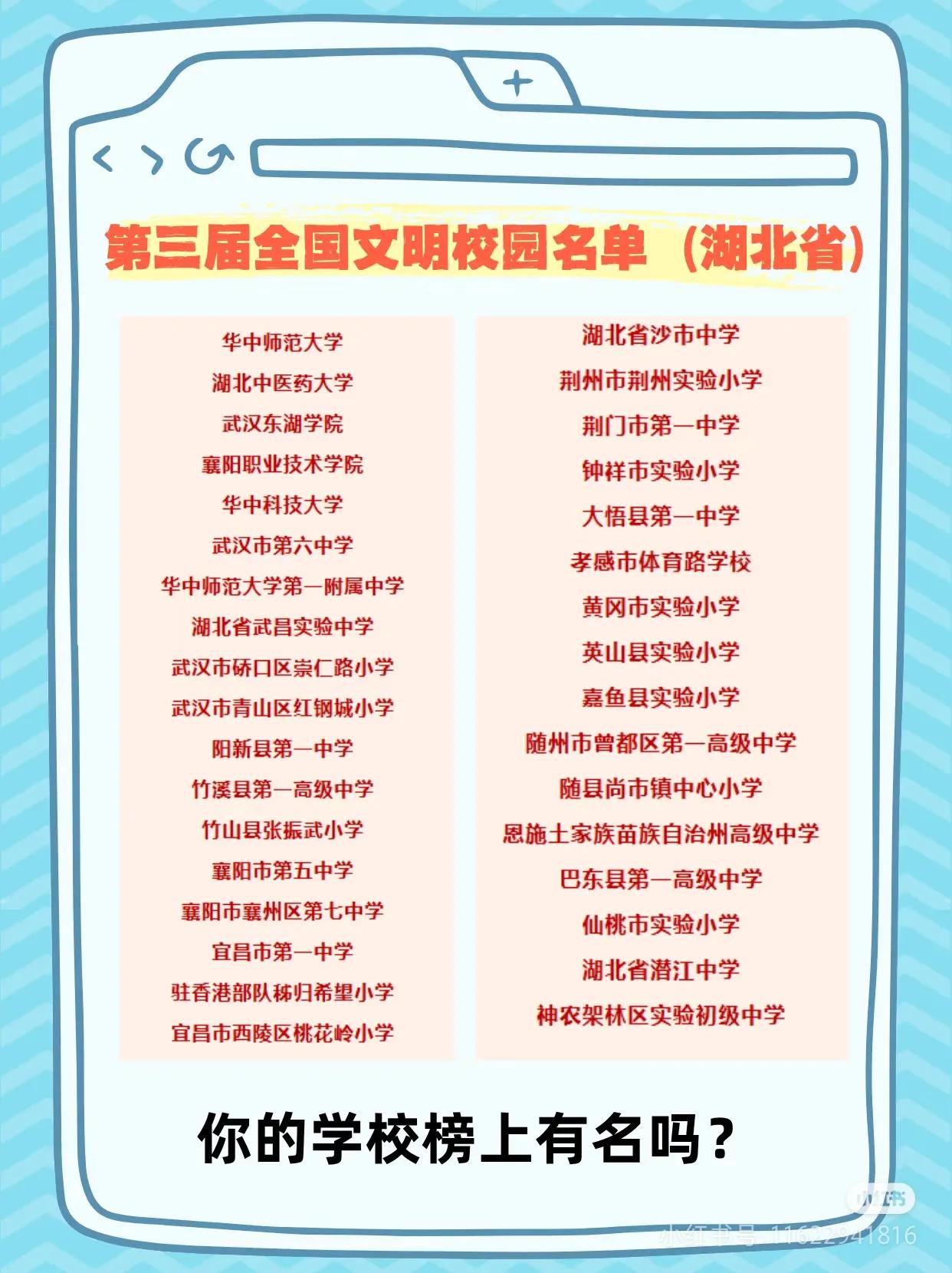 湖北获评全国文明校园的学校正式揭晓，有您的母校吗？华科作为全国唯一代表作典型发言