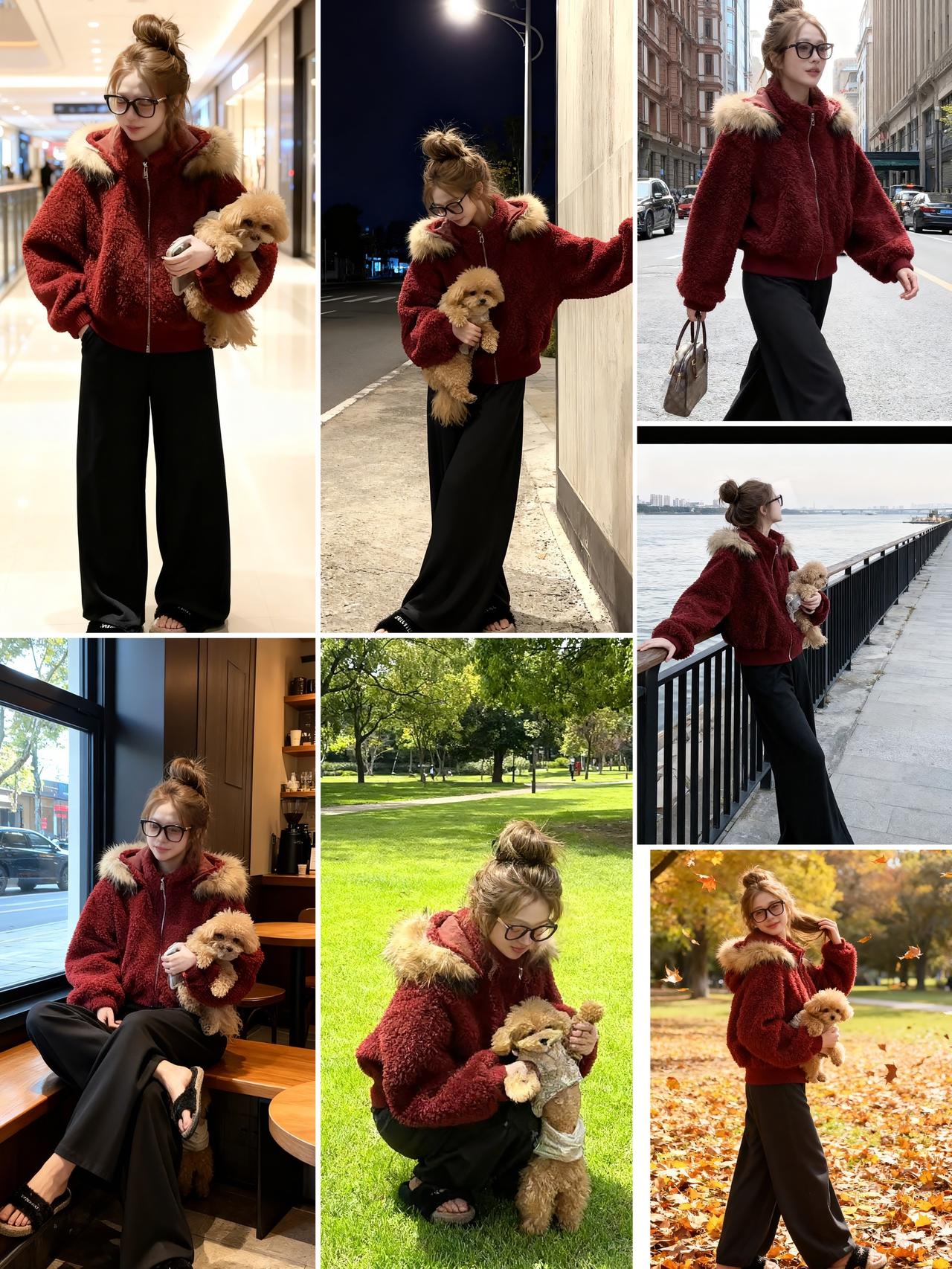 面料的肌理感直接拉满，上身显瘦又百搭
通勤/约会穿都超有氛围感，闭眼入不踩雷！