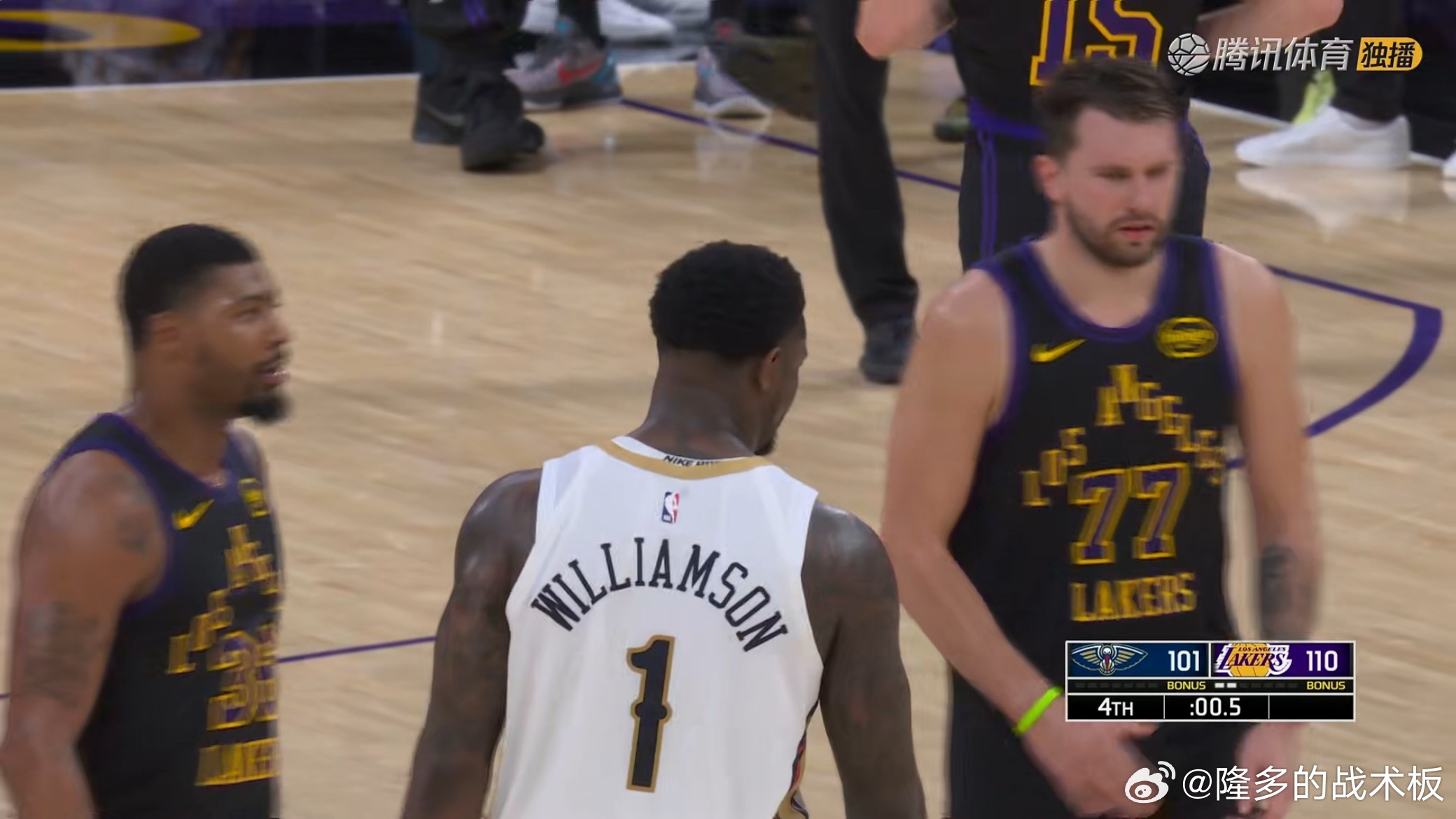 末节逆转！湖人110-101战胜鹈鹕，取得三连胜如何评价这场比赛鹈鹕vs湖人