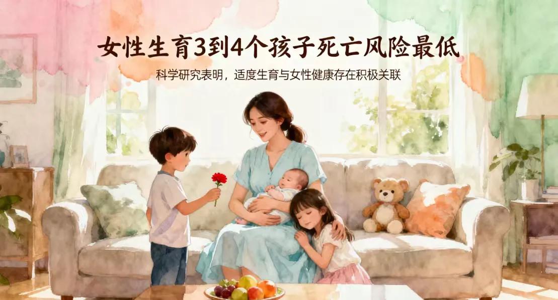 颠覆认知！新研究：生育3到4个孩子，女性死亡风险最低？真相是...


一则关于