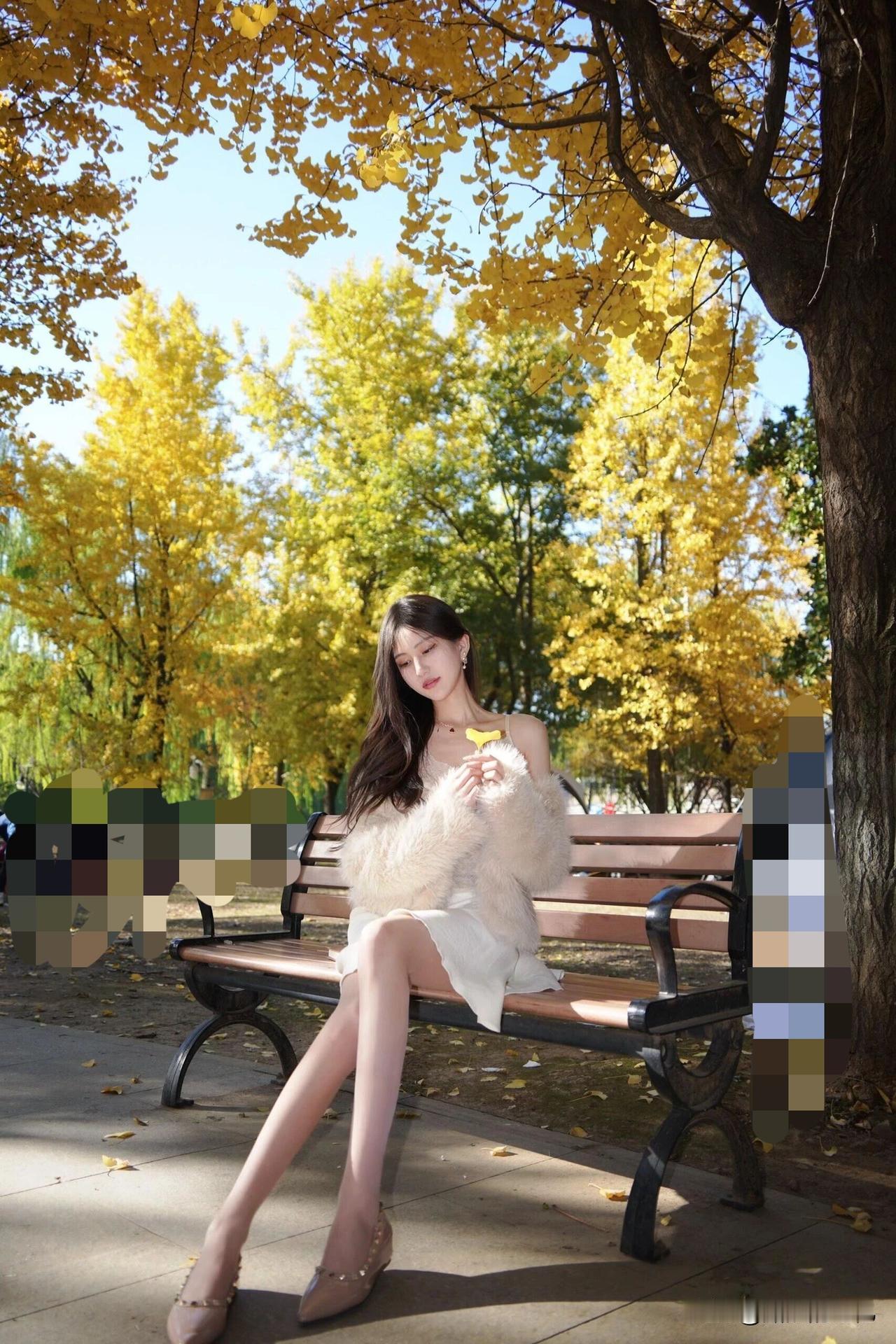 漫步在杏林里，阳光替我把氛围感拉满，连原图都自带暖意[比心][比心][比心]
绿